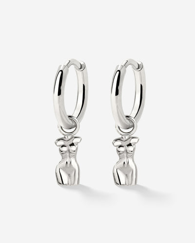 Love Your Body Hoop Set Silver