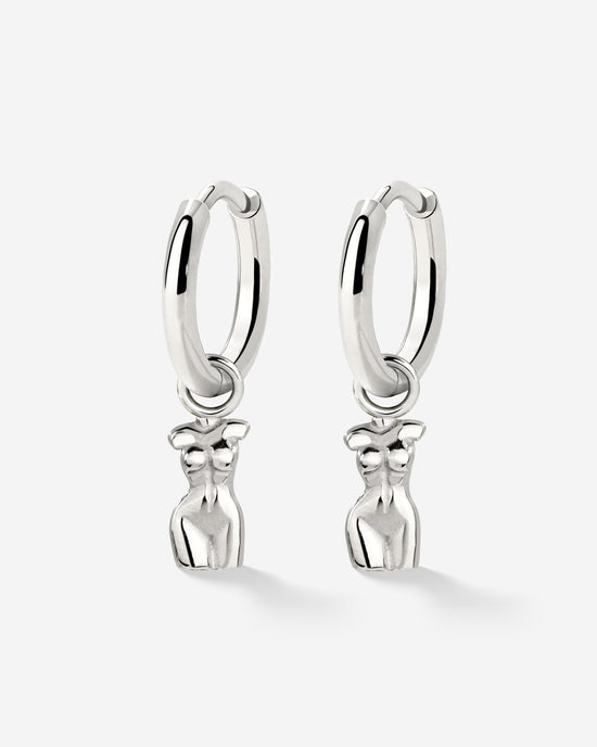 Love Your Body Hoop Set Silver