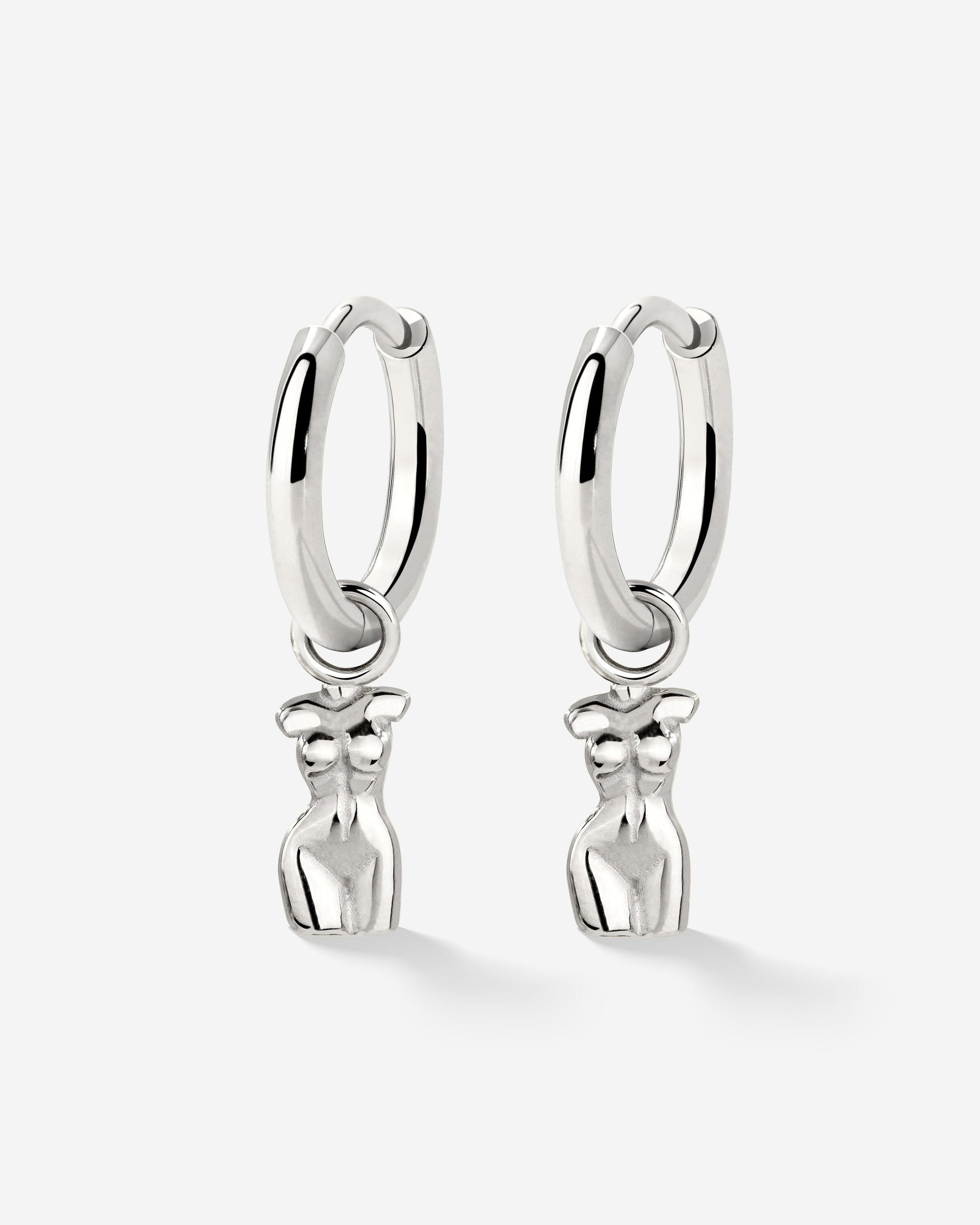 Love Your Body Hoop Set Silver