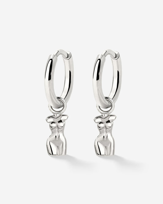 Love Your Body Hoop Set Silver