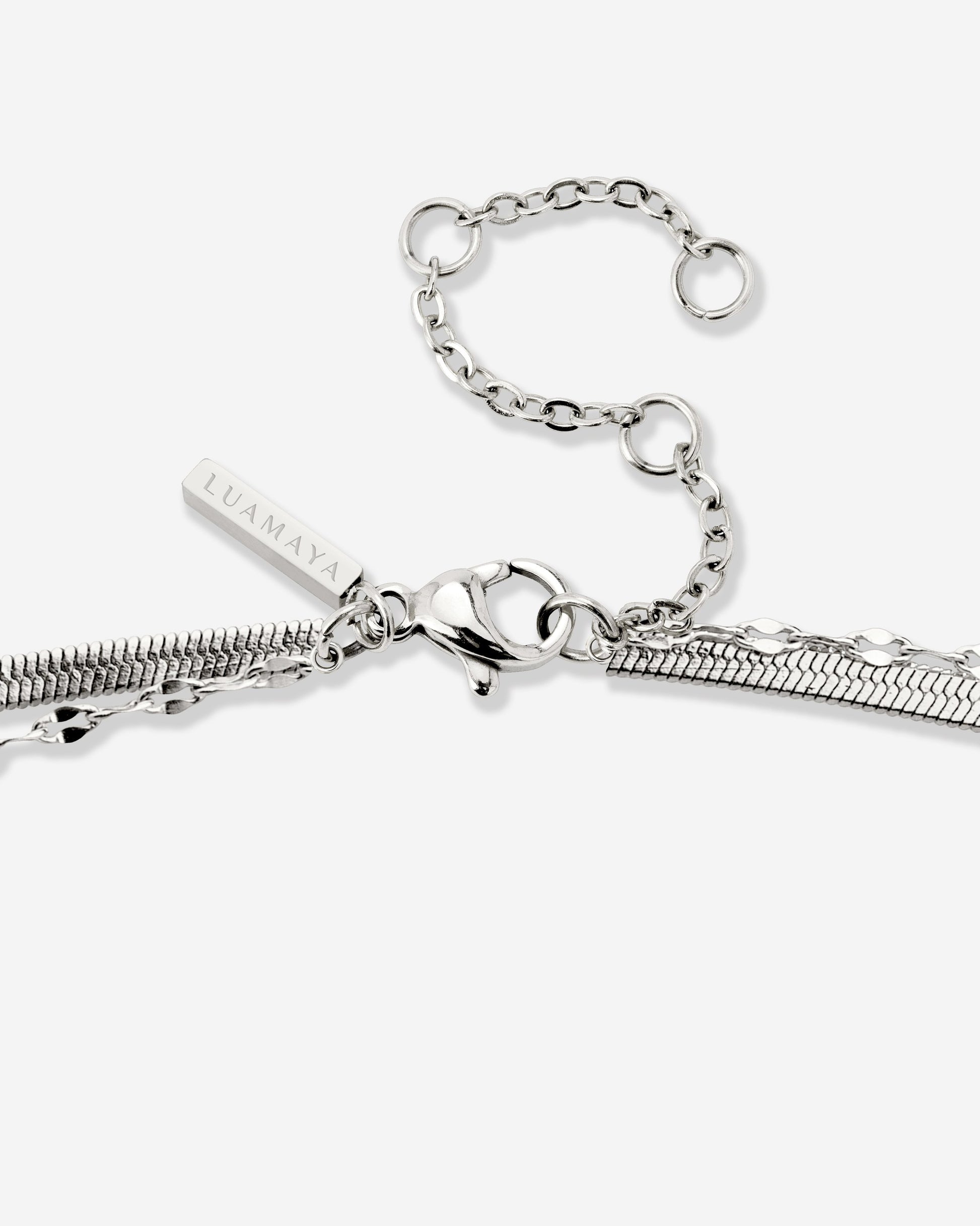 Aligned Double Necklace