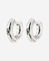 Phat Glowy Hoops Silver