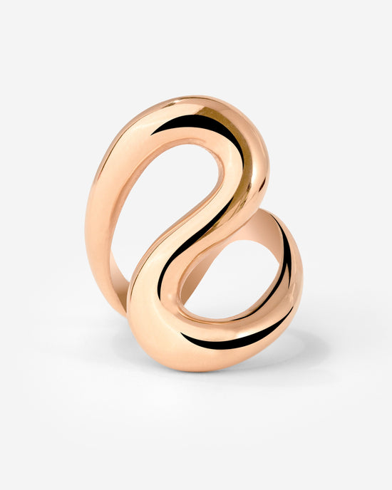 Coiled Ring Rose Gold