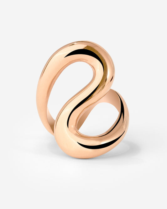 Coiled Ring Rose Gold