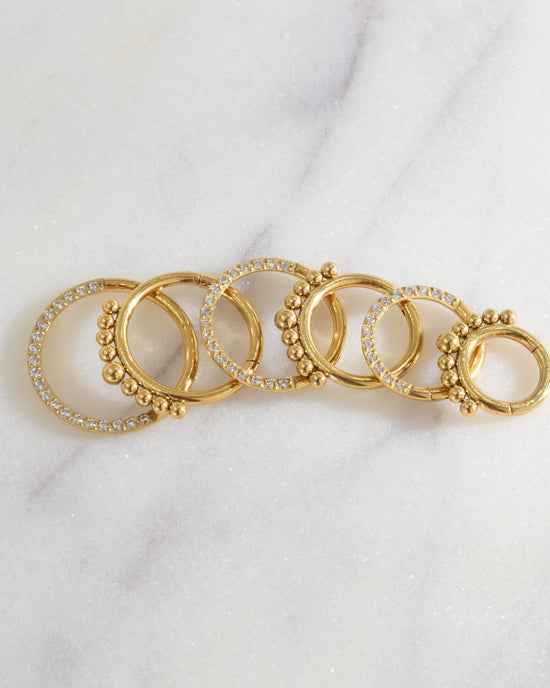 Radiant Click Piercing Gold