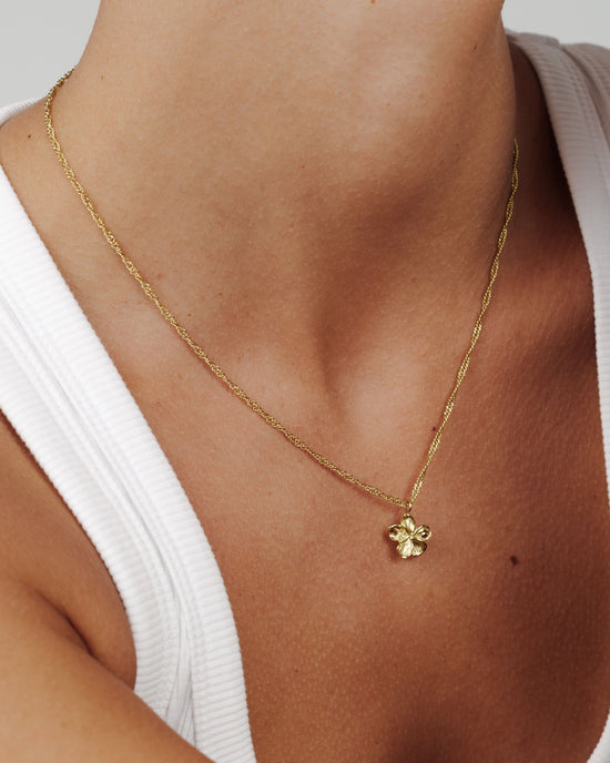 Flora Necklace Gold