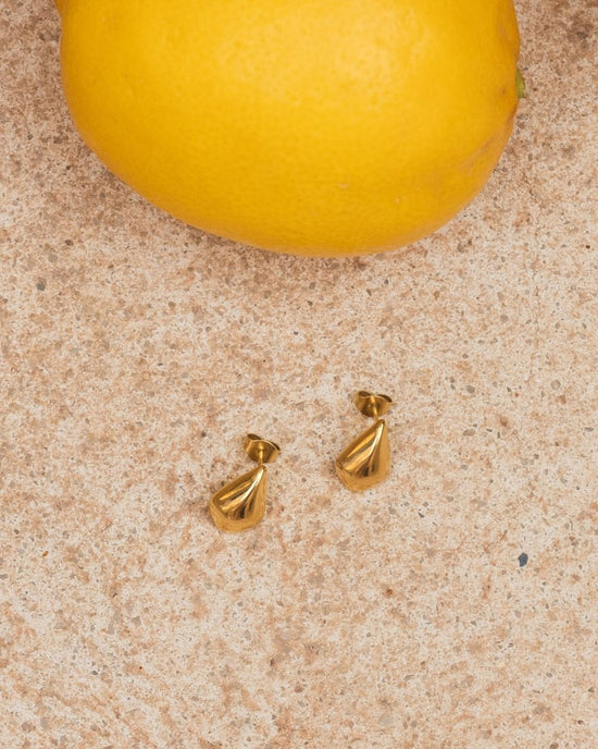 Happy Tears Studs Silver