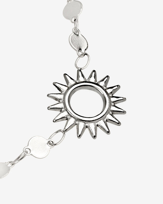 Sunny Side Up Necklace Silver