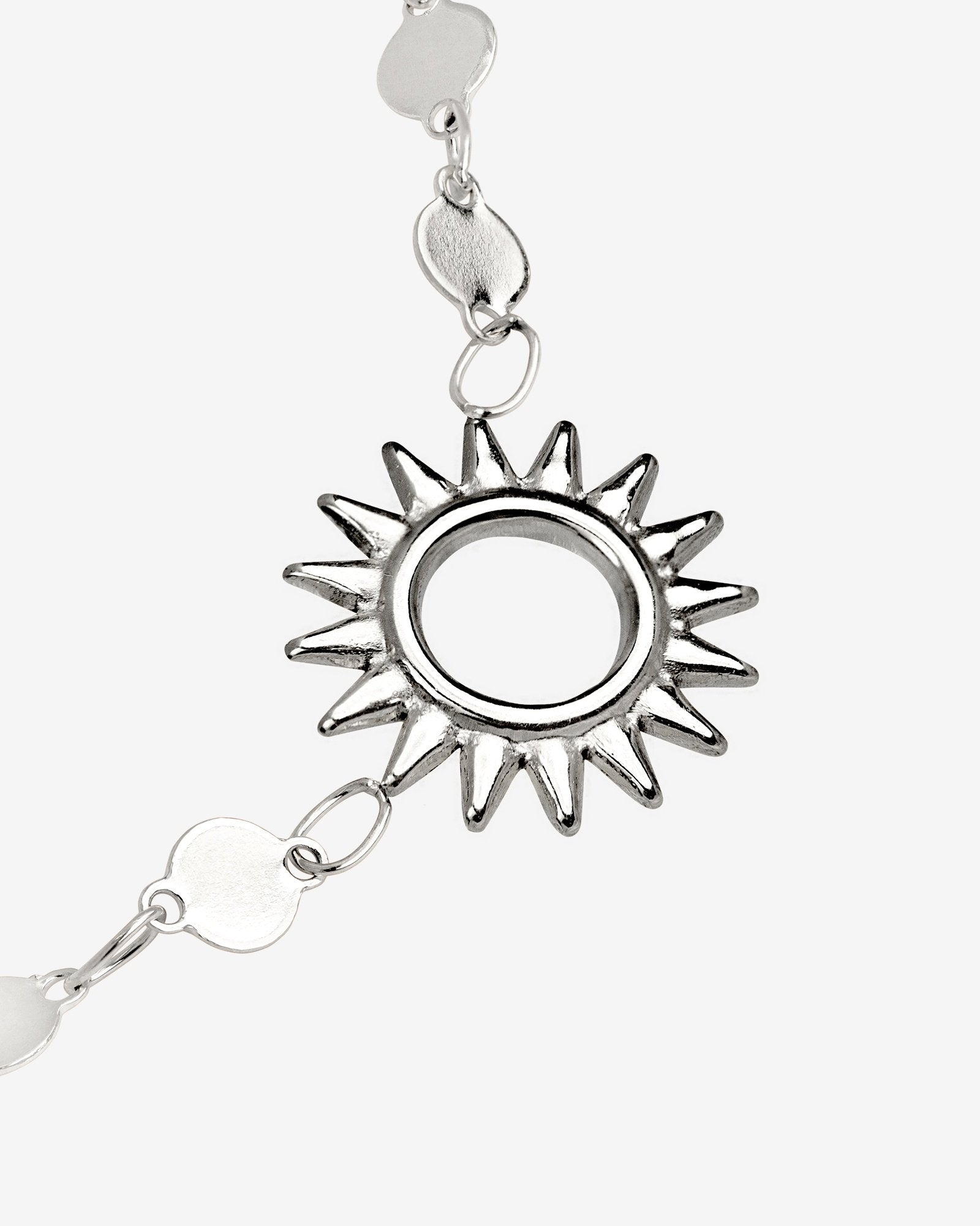 Sunny Side Up Necklace Silver