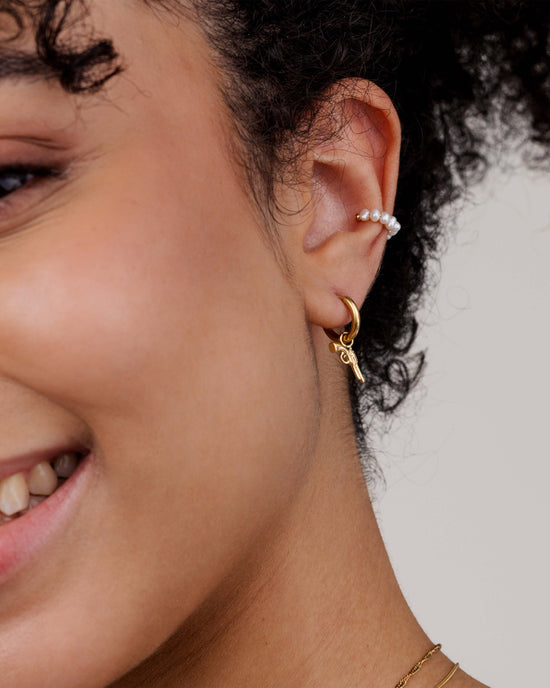 Bulletproof Hoop Set Baby gold