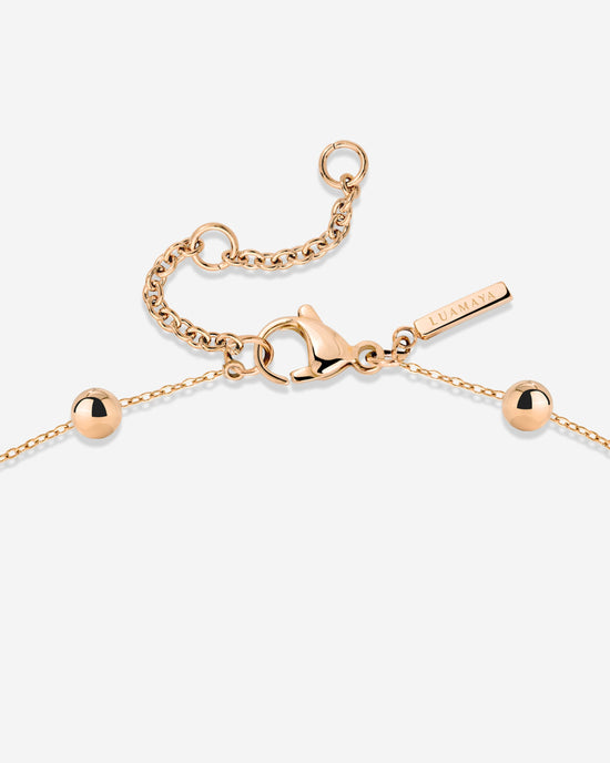 Infinite Beads Necklace Rose Gold