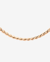 Spiral Links Necklace Rose Gold