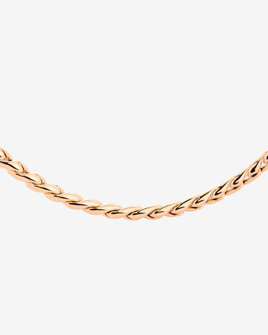 Spiral Links Necklace Rose Gold