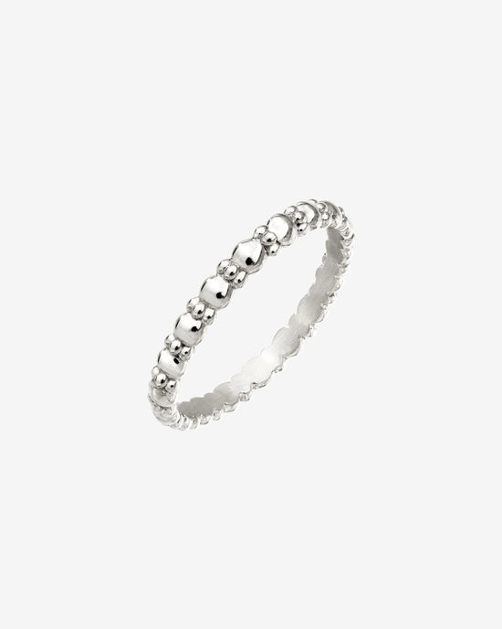 Dotted Ring Silver