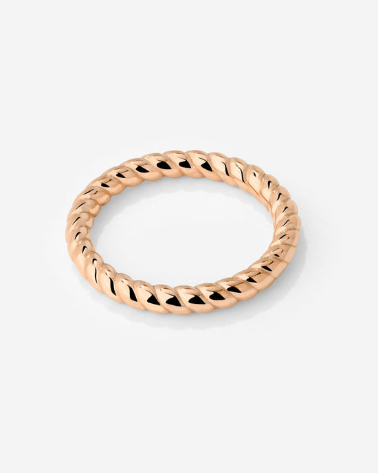 Endless Twist Ring Rose Gold
