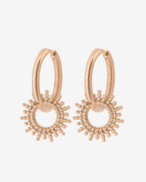 Sunny Hoop Set Medium Rose Gold
