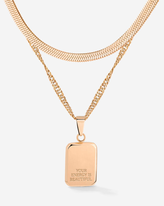 Your energy is beautiful Bundle Rose Gold
