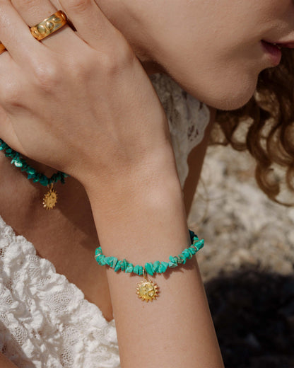 Blue Lagoon Bracelet Gold