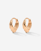 Mini Twist Hoops Rose Gold