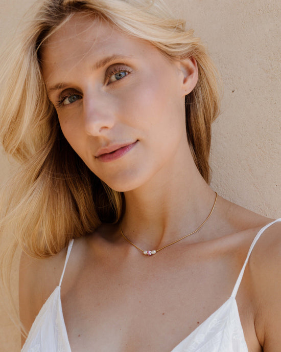 Painted Pink Necklace