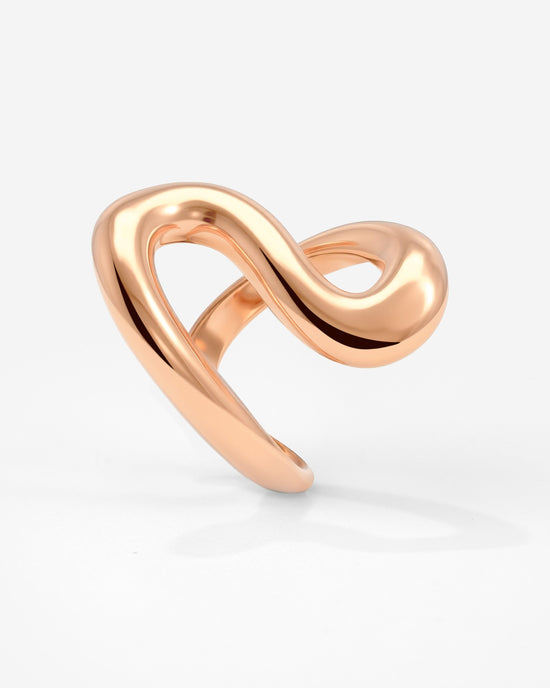 Coiled Ring Rose Gold