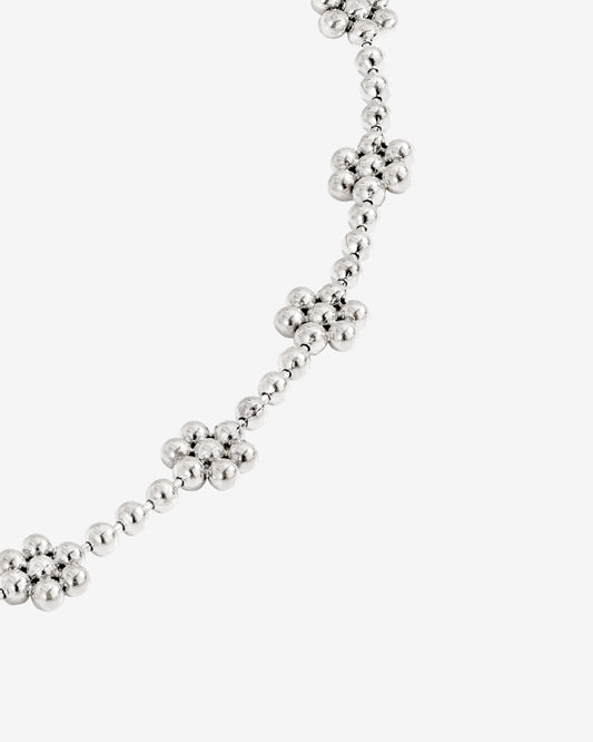Blooming Choker Silver