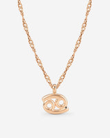 Cancer Bubble Necklace Rose Gold