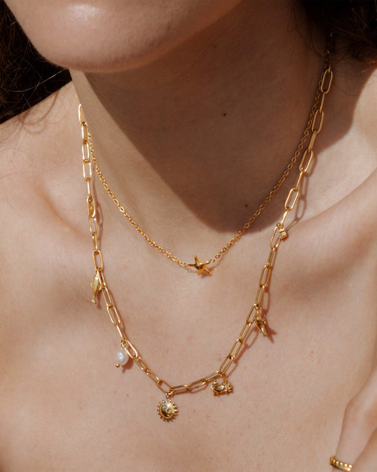 Seaside Treasures Necklace gold