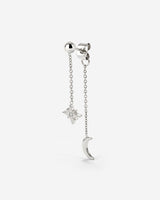Shiny Ines Stud Earring Silver