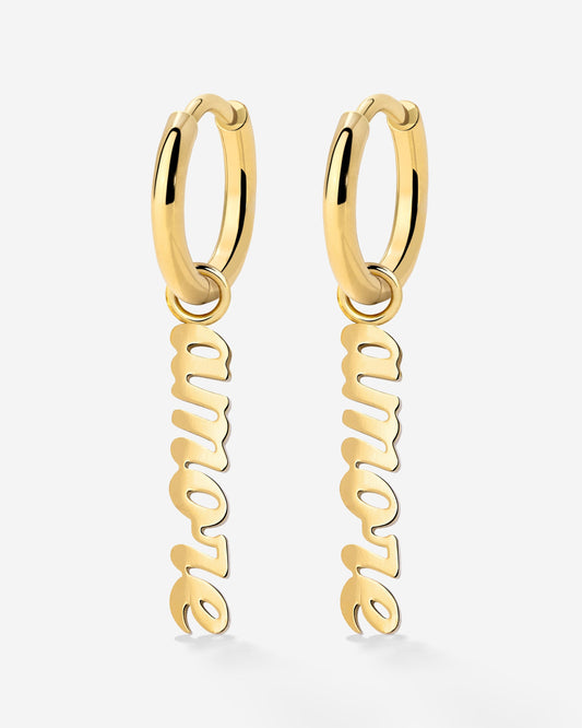 Amore puro Hoop Set Small Gold