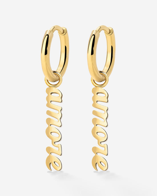 Amore puro Hoop Set Small gold