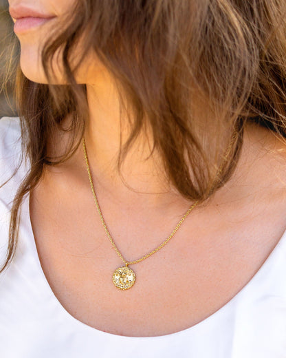 Zodiac Sign Necklace gold