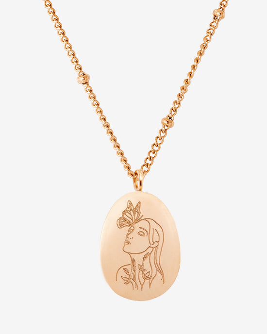 Tender Grace Necklace Rose Gold