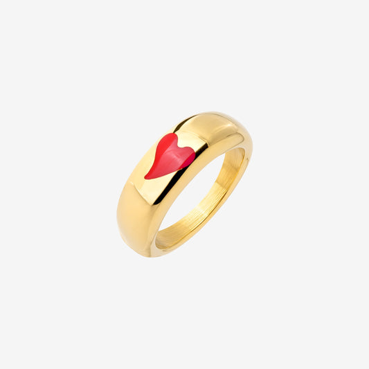 Hot Love Ring Gold