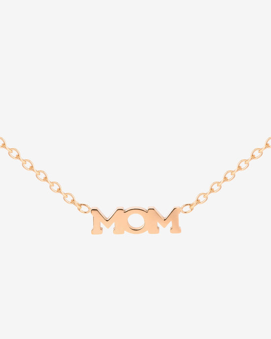 Mom Forever Necklace Rose Gold