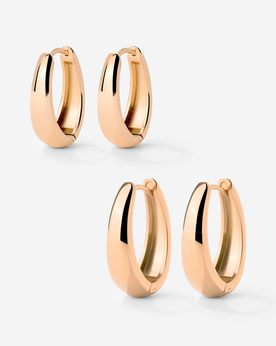 Seeker Hoop Bundle Rose Gold