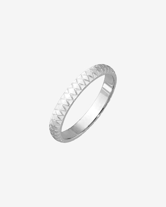 Cute Pattern Ring Silver