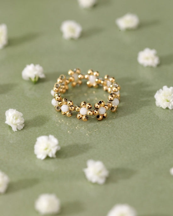Flowery Ring Silver