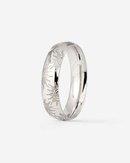 Sun Lover Ring Silver
