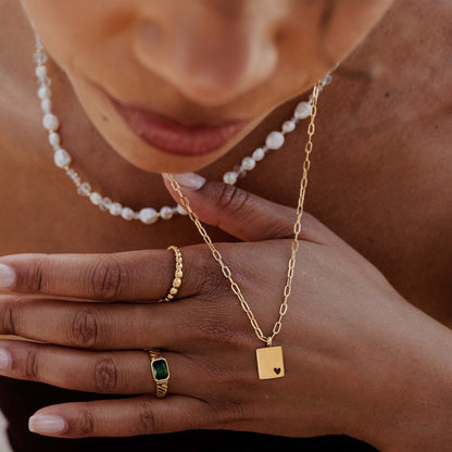 Brilliant Emerald Ring gold