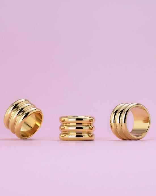 Me, Myself, and I Ring Rose Gold