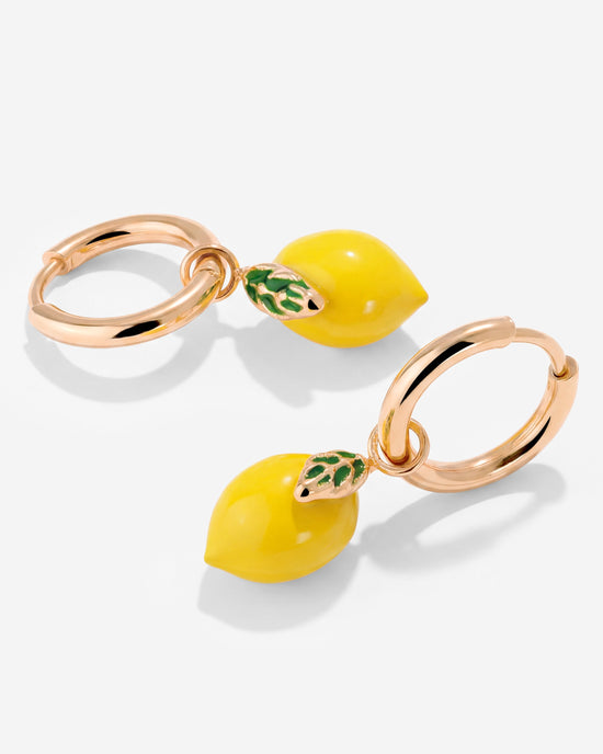 Lemony Hoop Set Small Rose Gold