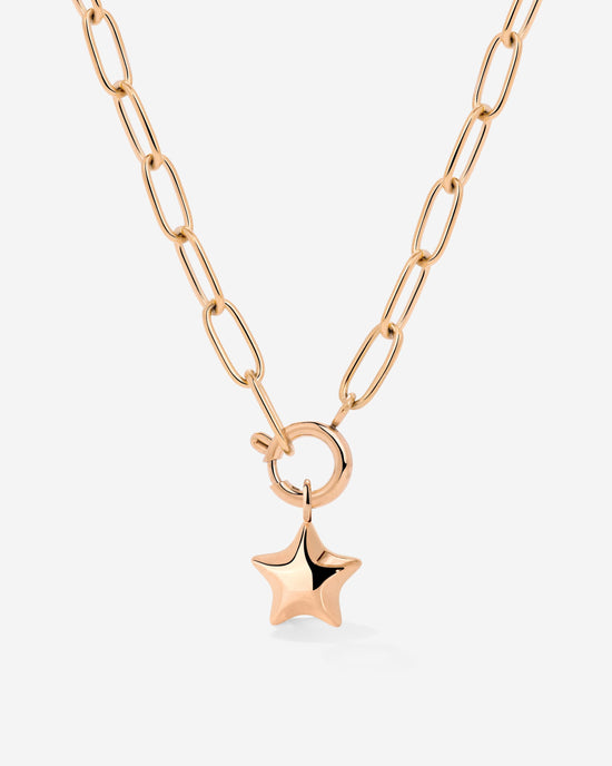 Nova Oval Links Necklace Set Rose Gold