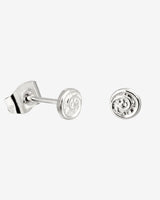 Sweet Swirl Studs Silver