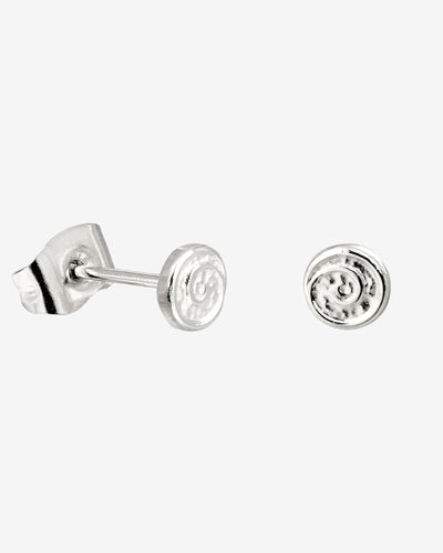 Sweet Swirl Studs Silver