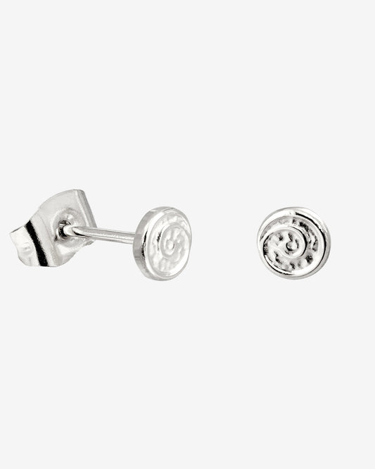 Sweet Swirl Studs Silver