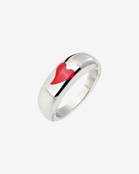 Hot Love Ring Silver