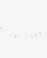 Puka Shell Necklace Silver