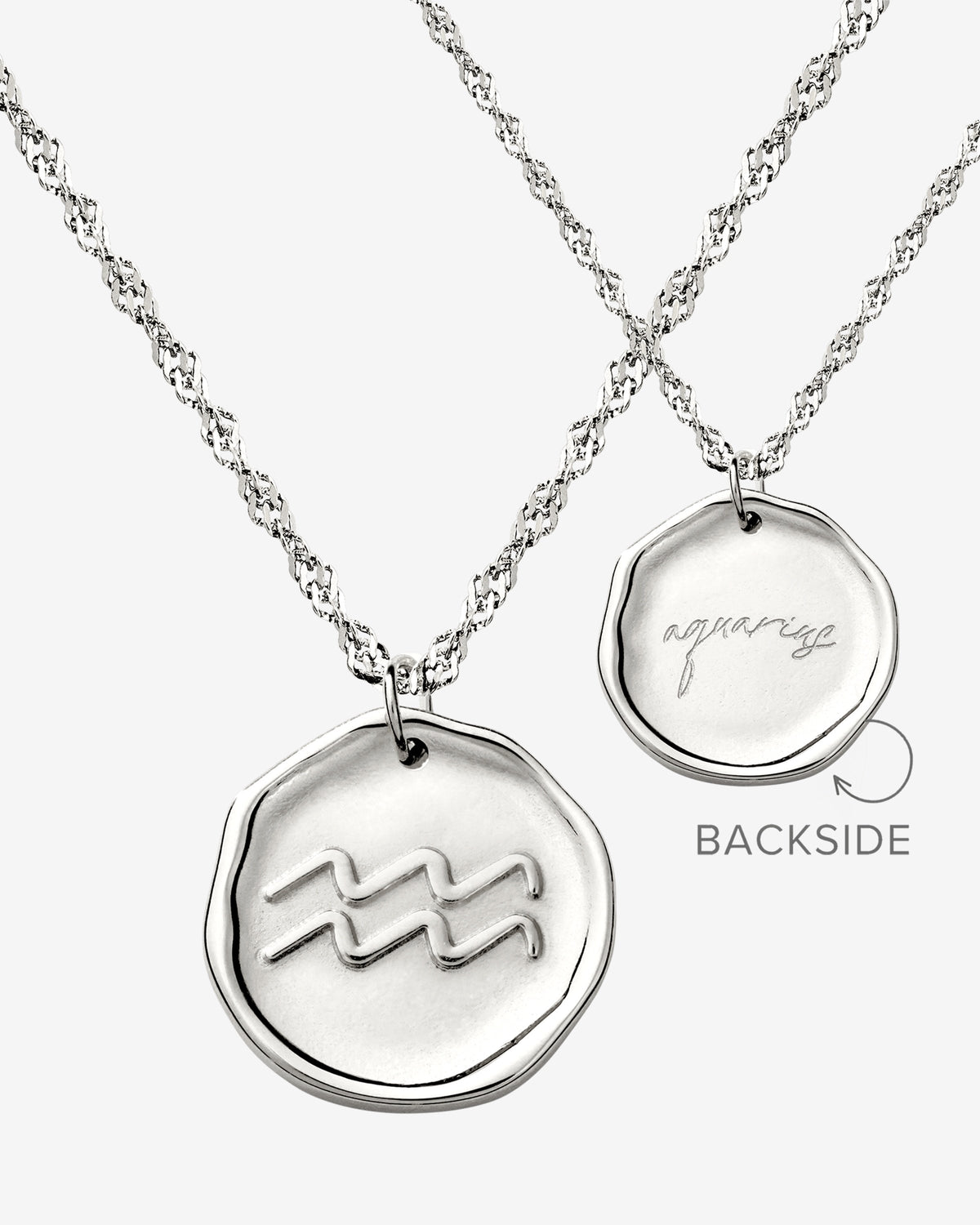 Zodiac Necklace Silver
