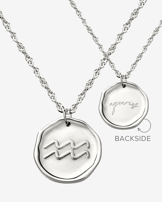 Zodiac Necklace Silver